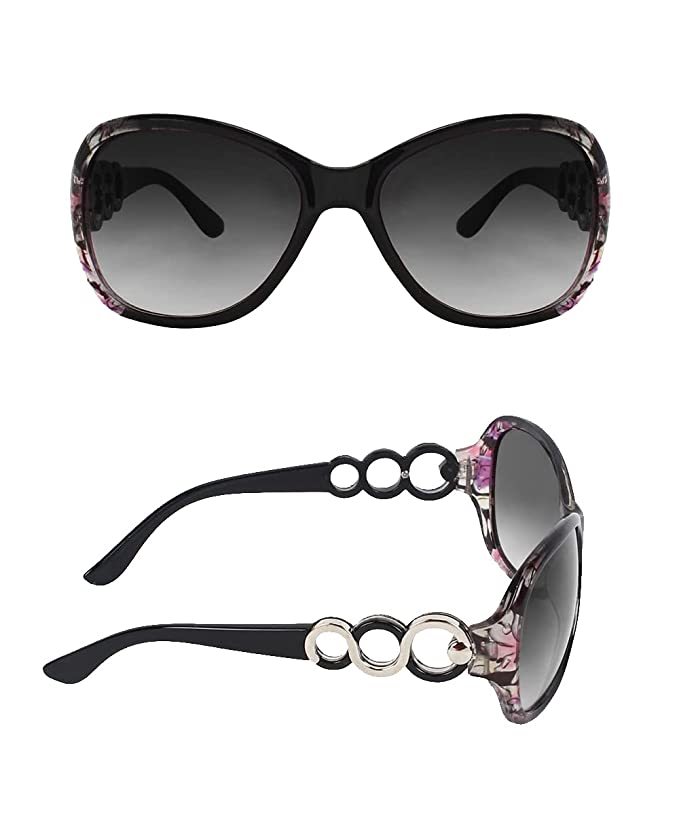 GLAMORSTYL Stylish Cat eye Over size Sunglasses for women( Size Medium)