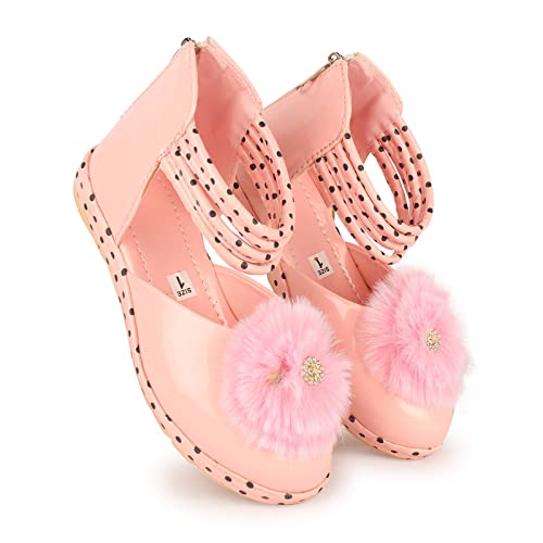 NF. KIDS Glossy Casual Girls' Zip Comfortable & Fashionable Fancy Sandals For 2 to 10 Years Age Group